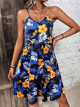 Load image into Gallery viewer, V-Neck Spaghetti Strap Dress Camisole Style