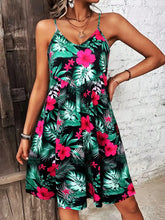 Load image into Gallery viewer, V-Neck Spaghetti Strap Dress Camisole Style