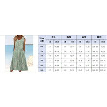 Load image into Gallery viewer, PLUS SIZESleeveless Print Casual Dress with pockets