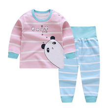 Load image into Gallery viewer, Pajama Sets Cartoon Long Sleeve Cute T-Shirt Tops with Pants 6 months to 4T