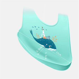 Silicone Baby Bibs Soft Waterproof Apron