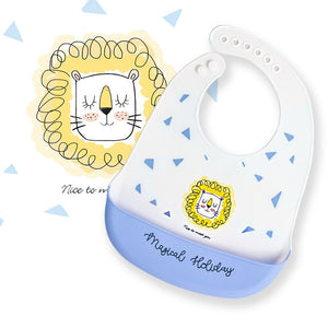 Silicone Baby Bibs Soft Waterproof Apron
