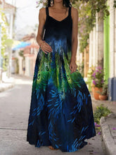 Load image into Gallery viewer, Plus Size 5XL Oversized Long Dress Women Tie-dye 3D print Maxi dress