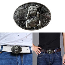 Load image into Gallery viewer, Men Fashion Belt Buckle with Knife Metal Relief Teens Rock Waist Belt Buckle