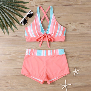 High Waist 2 Piece  Swimsuit up to Size 8XL