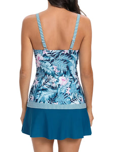 Tankini Set 2 Piece Swimsuit  Beachwear  S-2XL   **Order one size up for best fit.  If Large Bust order 2 sizes up.