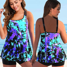 Load image into Gallery viewer, Two Piece Swimsuit Tankini with Boy Short Bottoms