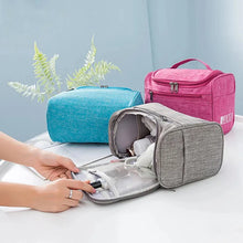 Load image into Gallery viewer, Waterproof Hang Up Cosmetic Bag Travel Organizer