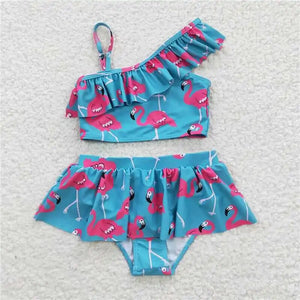Baby Girl Bathing Suit Bikini Floral Swimsuit  Bummie Shorts