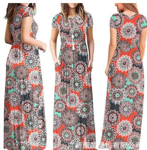 Boho Floral Maxi Dress