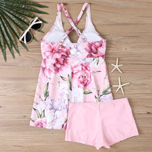 Load image into Gallery viewer, Two Piece High Waisted Tankini Sets up to size 8XL