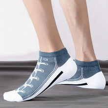 Load image into Gallery viewer, 5 Pairs Personality Trendy Low Cut Short Cotton Socks Thin Non-slip