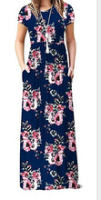 Load image into Gallery viewer, Boho Floral Maxi Dress