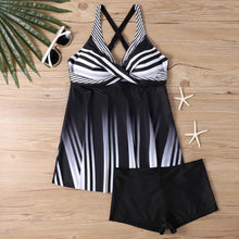 Load image into Gallery viewer, Two Piece High Waisted Tankini Sets up to size 8XL
