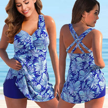 Load image into Gallery viewer, 2022 New Sexy Tankini Monokini Set Women Swimsuit Two-piece Set Swimwear Bikini Set Summer Beach Wear Bathing Suit Swimdress