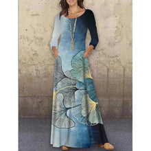 Load image into Gallery viewer, 3D Print Maxi Dress Long Sleeve Boho Party Elegant Dress Plus Size up to 5XL*****True to Size*****If large chest order 2 sizes up for best fit